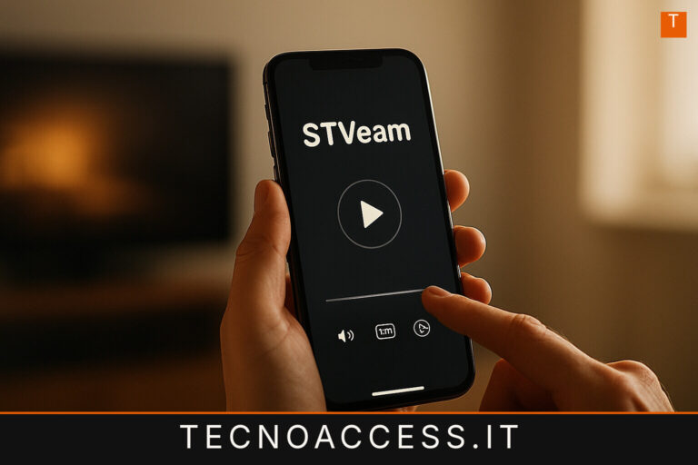 Illustrazione editoriale a tema: STVeam,un’app per Guardare la tv completamente accessibile