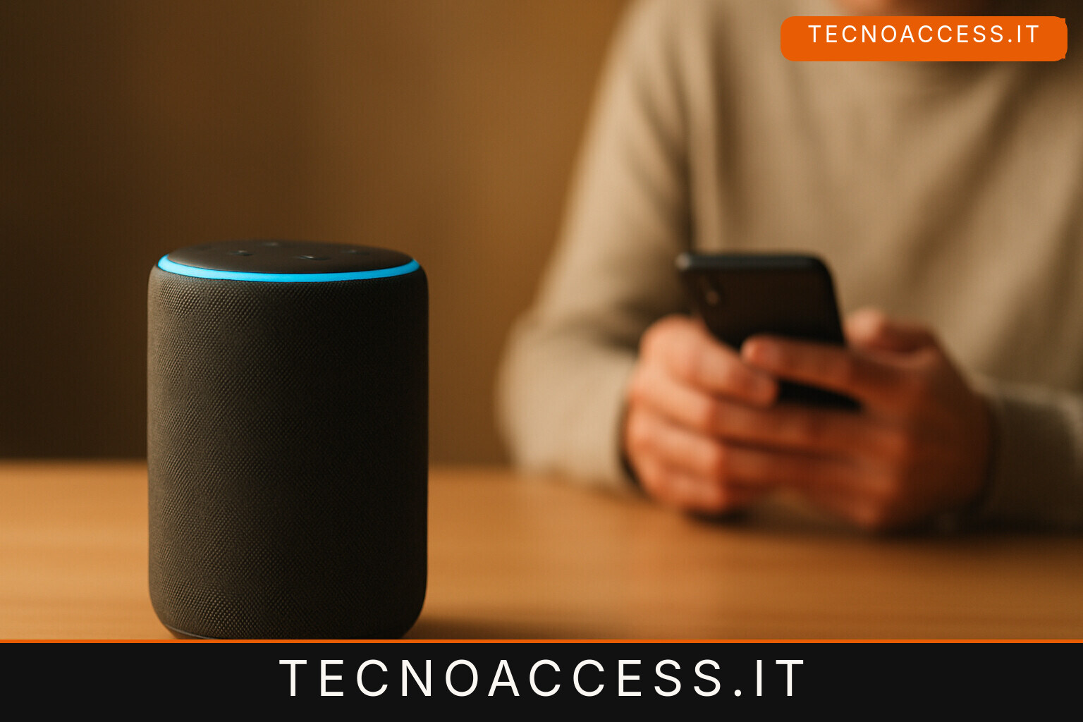 Illustrazione editoriale a tema: Amazon Alexa – Descrizione e Videorecensione dell’assistente vocale