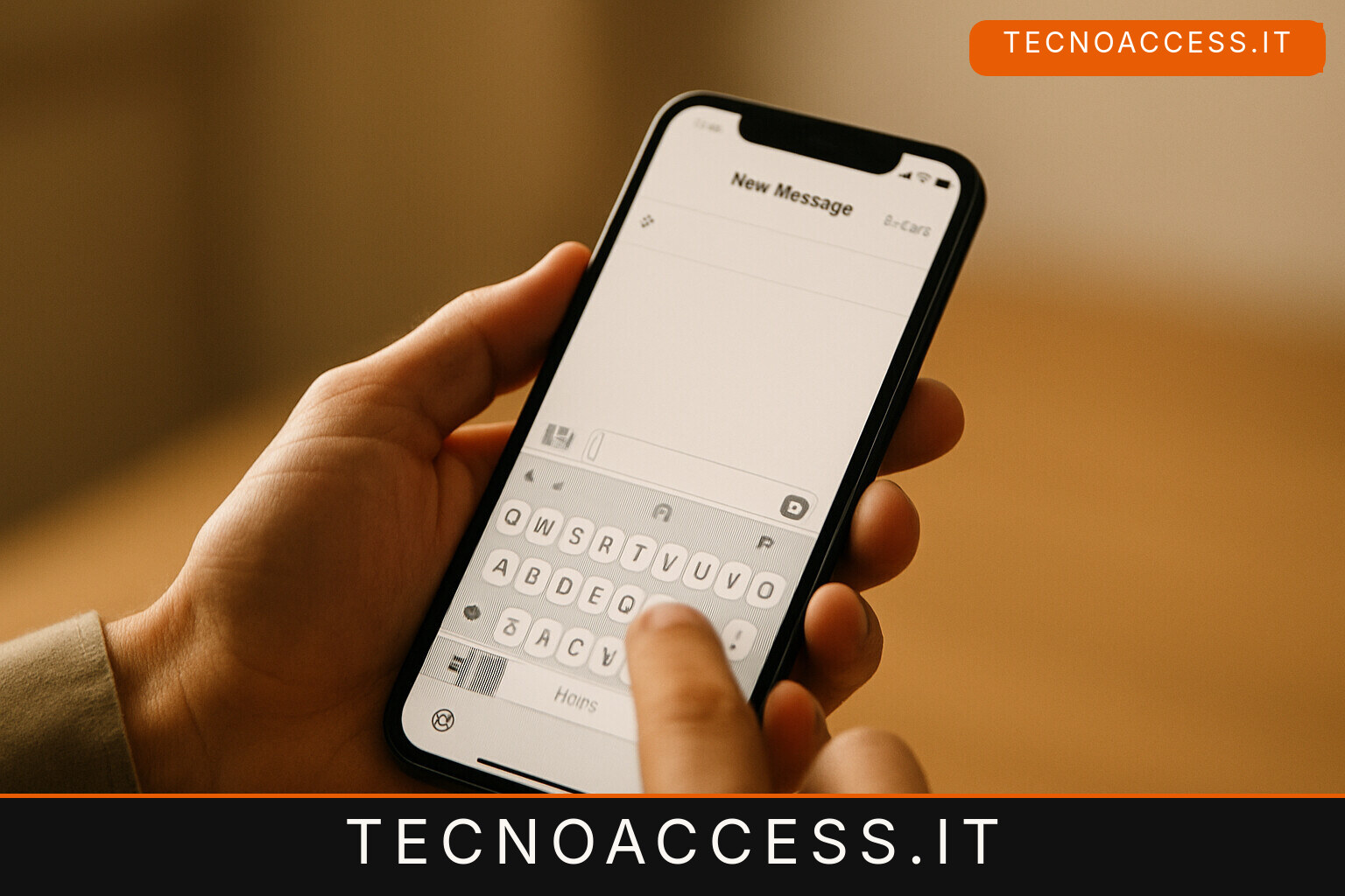 Illustrazione editoriale a tema: Come eliminare le abbreviazioni della tastiera su iOS