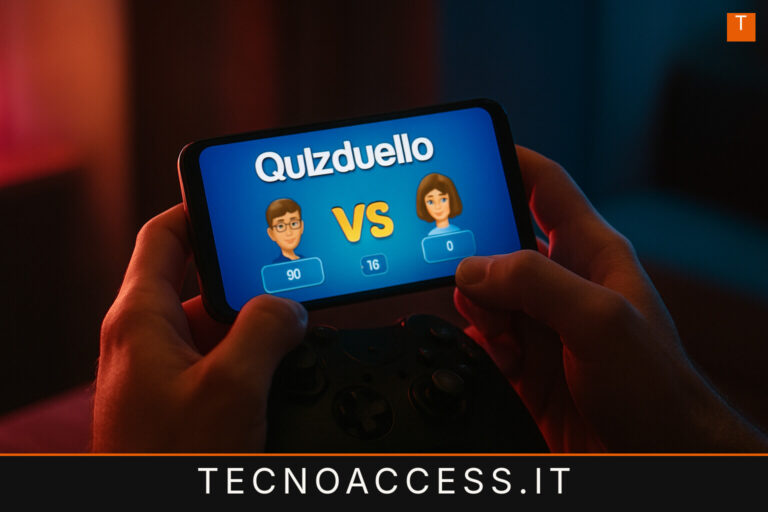 Illustrazione editoriale a tema: Quizduello – Un gioco online completamente accessibile