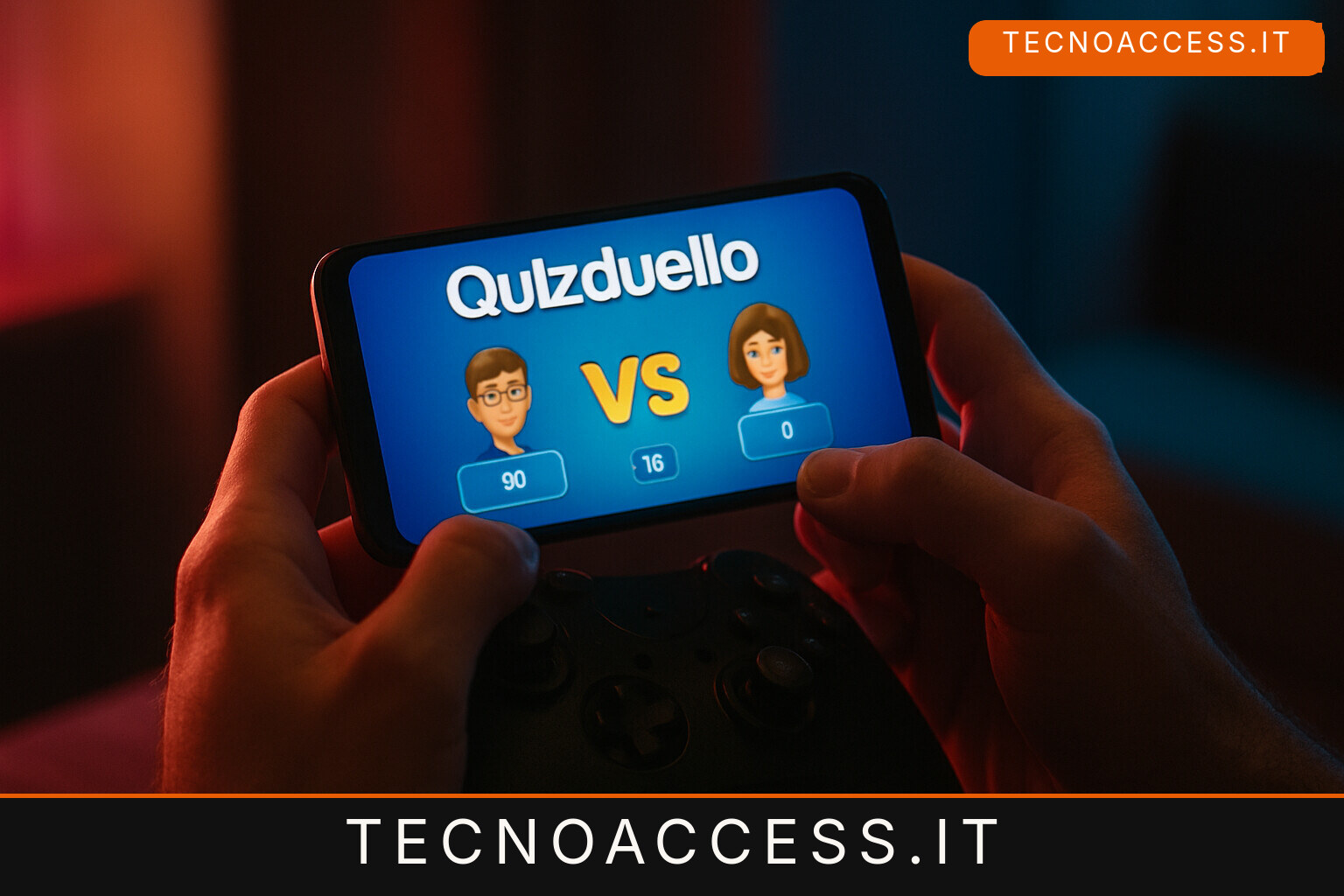 Illustrazione editoriale a tema: Quizduello – Un gioco online completamente accessibile