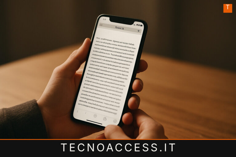 Illustrazione editoriale a tema: La modalità reader: Navigare più comodamente su safari per iOS
