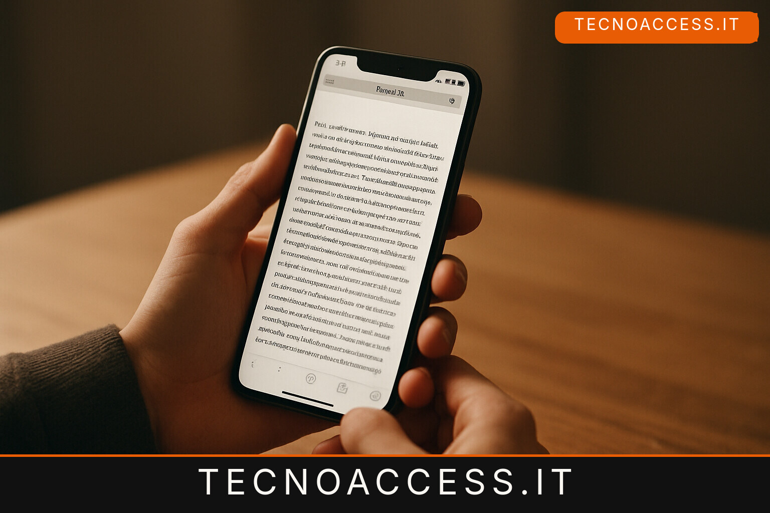 Illustrazione editoriale a tema: La modalità reader: Navigare più comodamente su safari per iOS