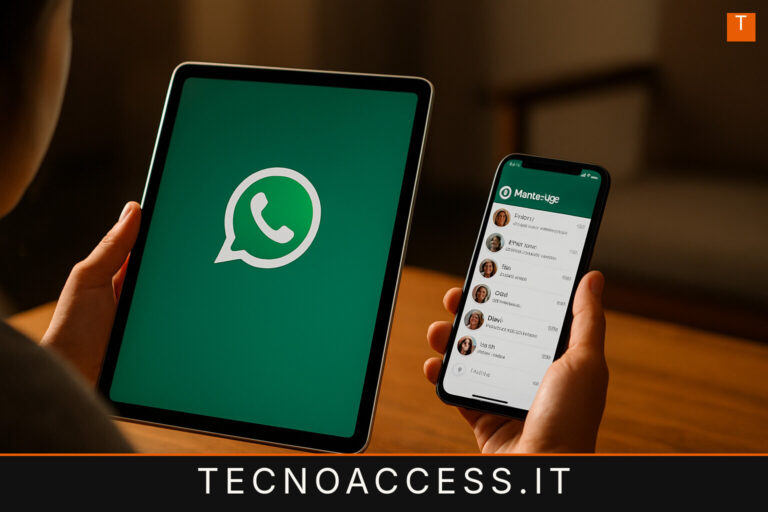 Illustrazione editoriale a tema: Presto arriverà whatsapp su iPad