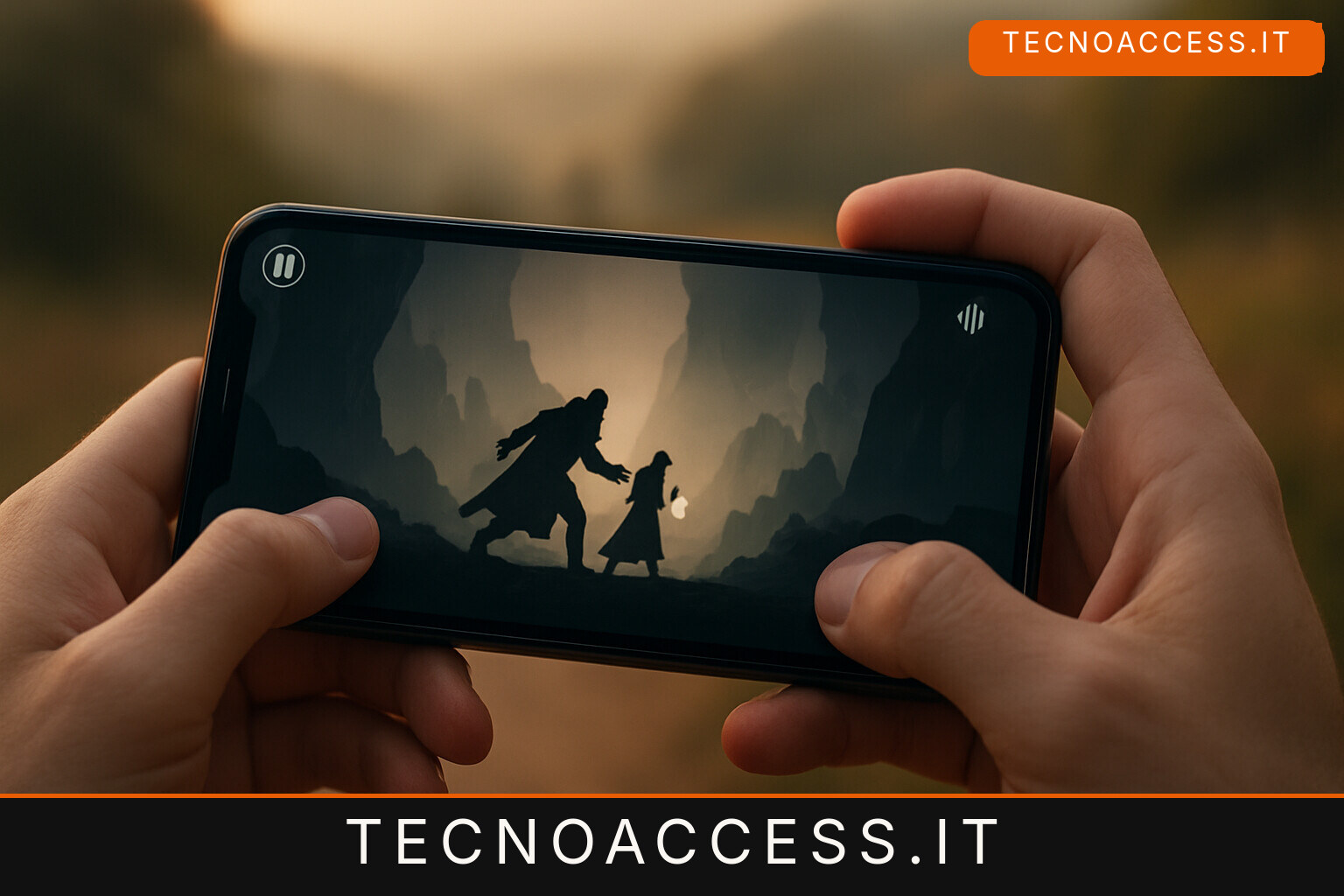 Illustrazione editoriale a tema: A Blind Legend (audiogioco)