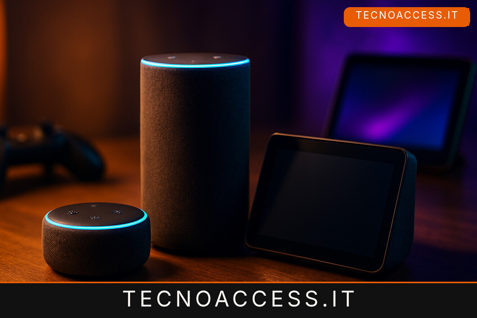 Illustrazione editoriale a tema: Amazon Echo: Le differenze e quale scegliere