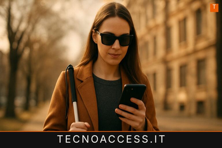 Illustrazione editoriale a tema: Ariadne GPS – il gps più accessibile su app store.
