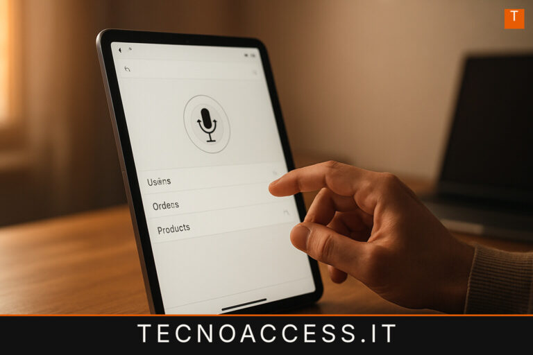 Illustrazione editoriale a tema: Creare e gestire un DBMS utilizzando voiceover