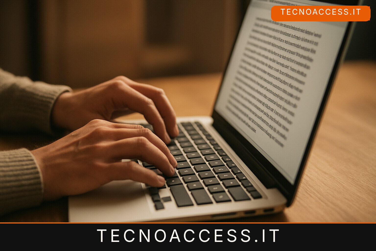 Illustrazione editoriale a tema: Impariamo a digitare rapidamente e ad Essere veloci nella stesura di un testo