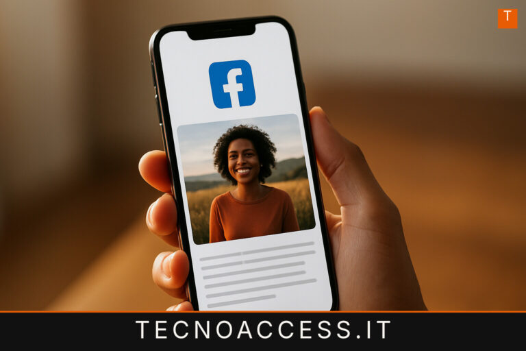 Illustrazione editoriale a tema: Importante novità per Facebook, adesso legge il testo contenuto nelle immagini!