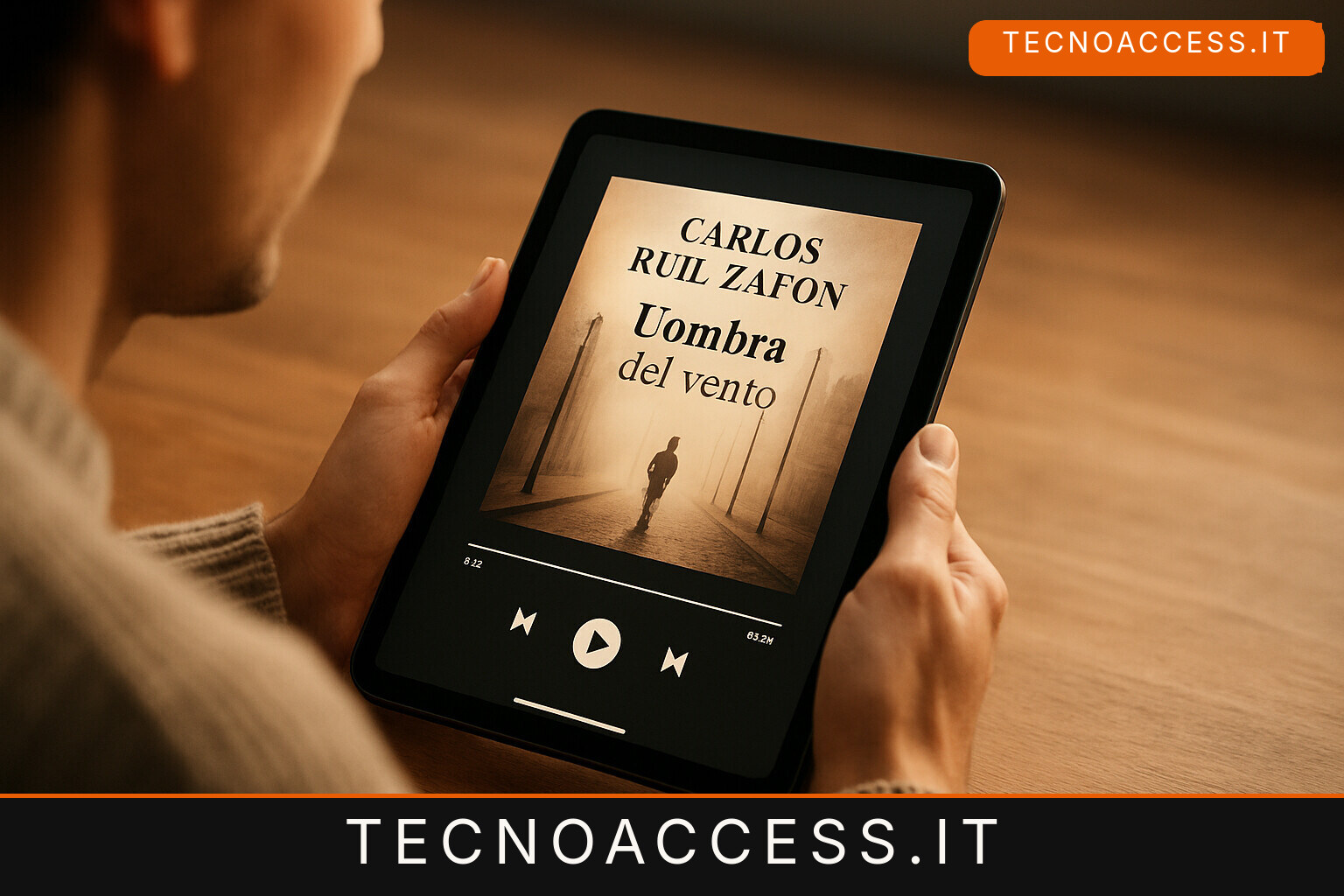 Illustrazione editoriale a tema: SoundStories del 22/12/22: L’ombra del vento, di Carlo Ruiz Zafòn