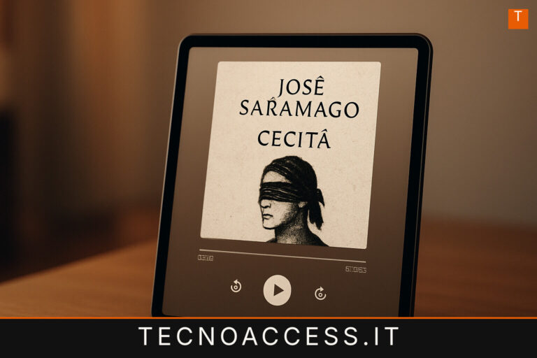 Illustrazione editoriale a tema: SoundStories del 23/12/22: Cecità di Josè Saramago