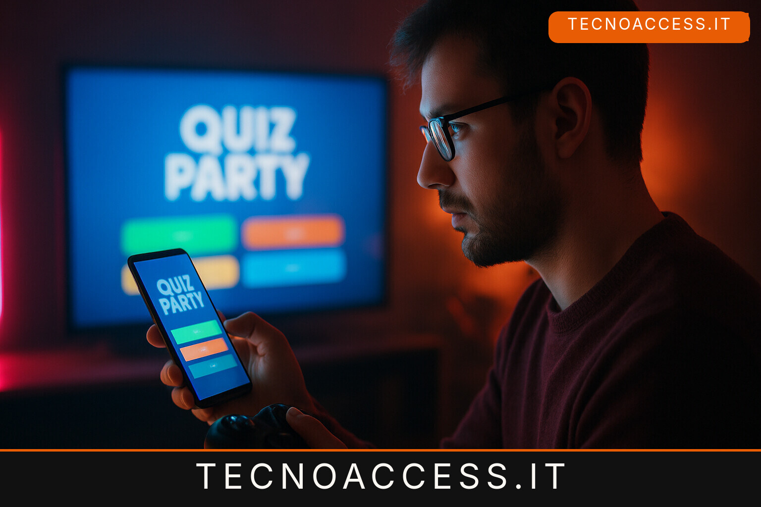 Illustrazione editoriale a tema: QuizParty: Il degno sostituto di QUizDuello