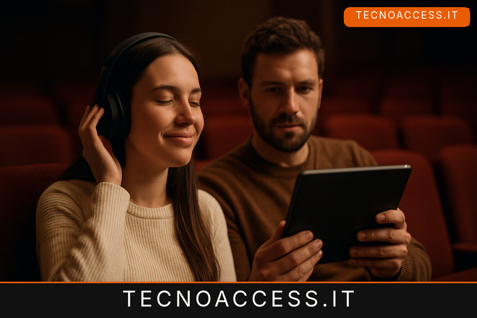 Illustrazione editoriale a tema: InCinema, l’innovativo festival del cinema per persone con disabilità visive e uditive
