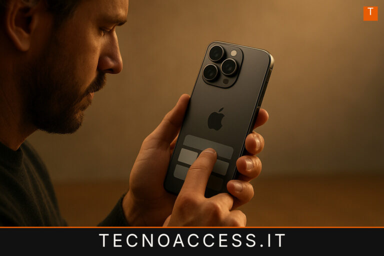 Illustrazione editoriale a tema: iPhone 15 Pro e Pro MAX: Cosa cambia per non vedenti e ipovedenti?