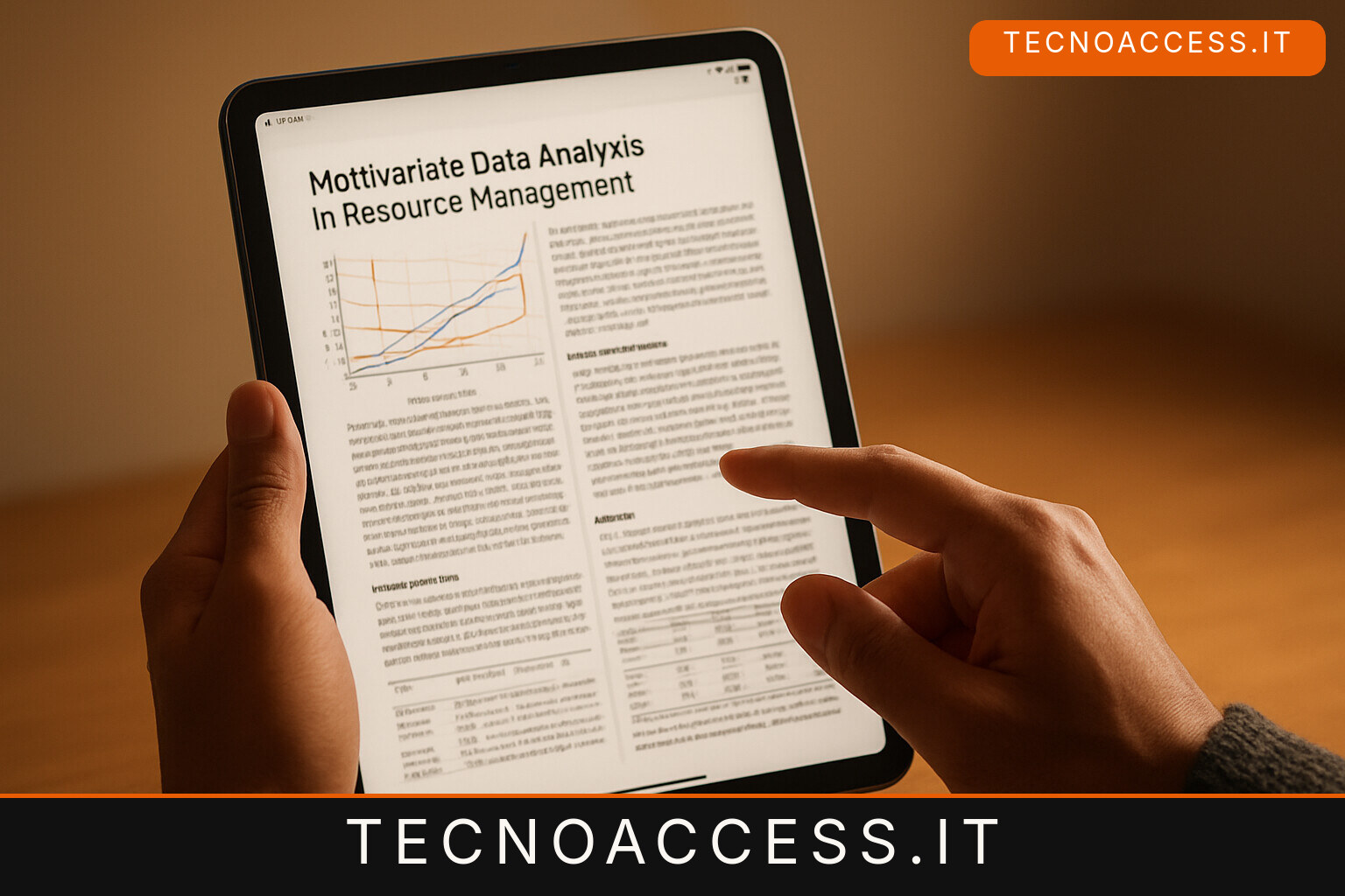Illustrazione editoriale a tema: Apple Accessibility Reader 2026 legge i paper scientifici