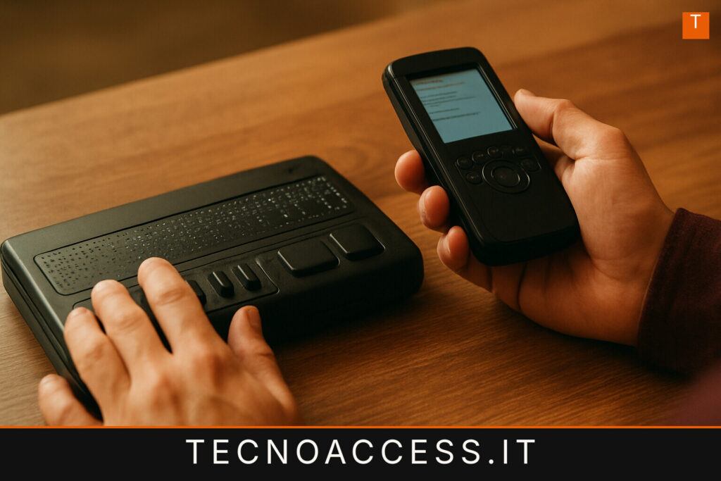 Illustrazione editoriale a tema: Lecce, accordo per bus e semafori parlanti per non vedenti