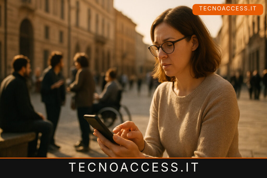 Illustrazione editoriale a tema: Giornata mondiale per la tecnologia assistiva: lo smartphone è la prima