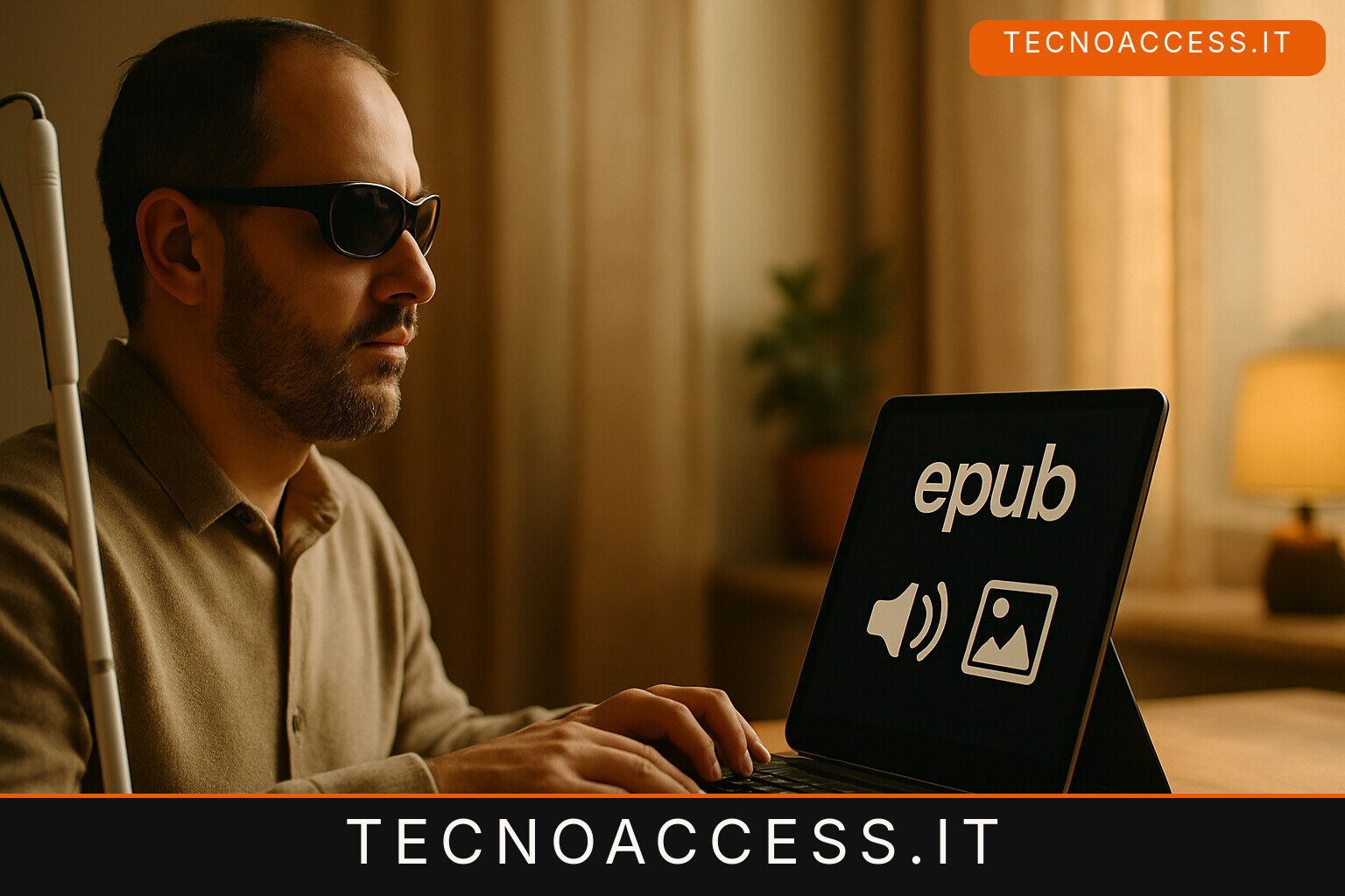 Illustrazione editoriale a tema: EPUB 3.4, il formato degli ebook accessibili adotta nuovi standard per immagini e audio