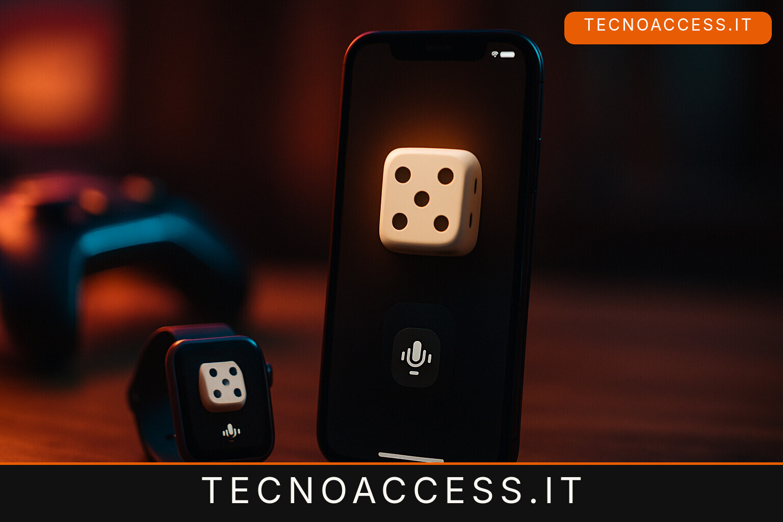 Illustrazione editoriale a tema: DeyesFree, il tira-dadi parlante per iPhone e Apple Watch arriva anche in italiano