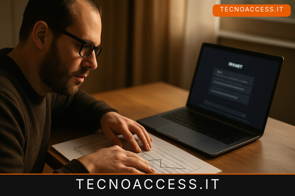Illustrazione editoriale a tema: Grafici tattili e chatbot AI: uno studio con dodici persone cieche misura cosa aiuta davvero a capire i dati