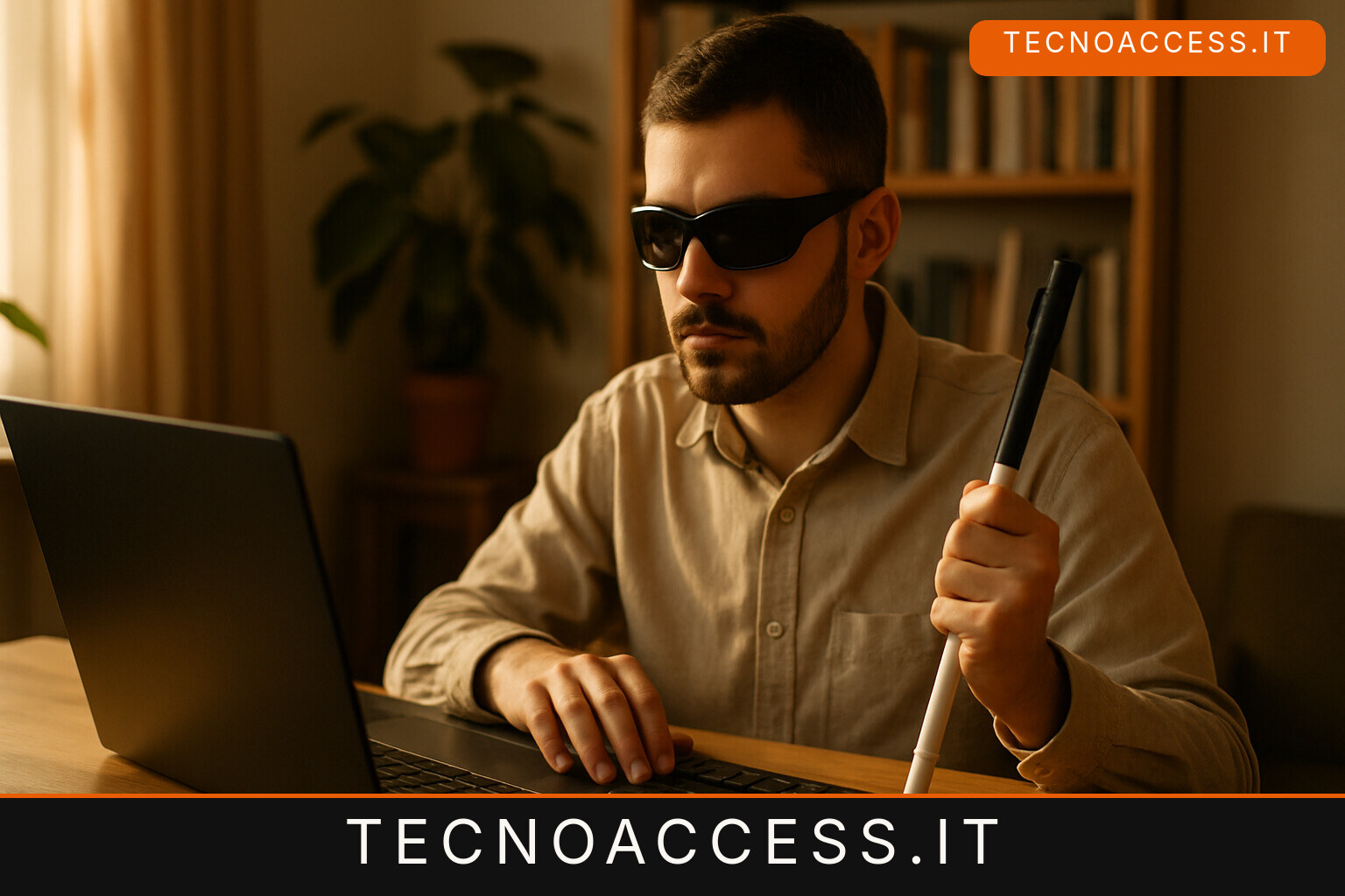 Illustrazione editoriale a tema: Kitten TTS entra nell’Add-on Store di NVDA: otto voci neurali offline in 25 megabyte