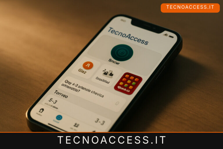 Illustrazione editoriale a tema: TecnoAccess 1.4.1 è su App Store: Sonar al centro e tornei che riprendono da dove eri