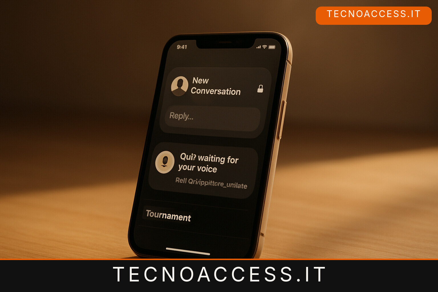 Illustrazione editoriale a tema: Tecnoaccess 1.4.6: arrivano i messaggi privati, il quiz aspetta la voce e ci sono novecento domande in più