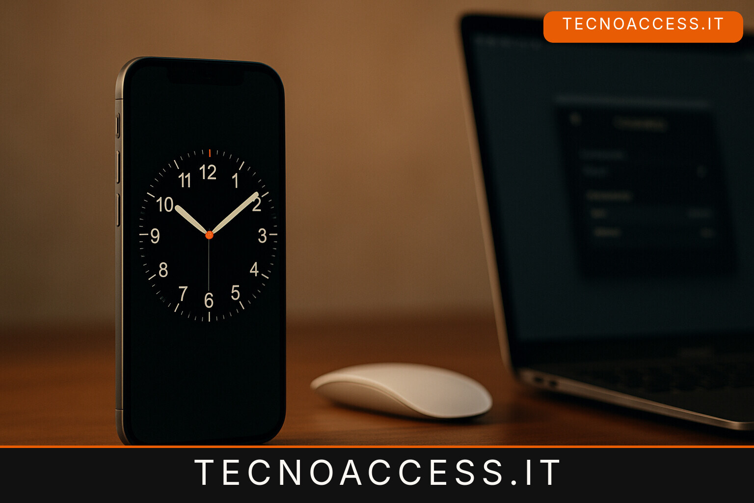 Illustrazione editoriale a tema: VAL, l’orologio parlante per iPhone e Mac disegnato per VoiceOver