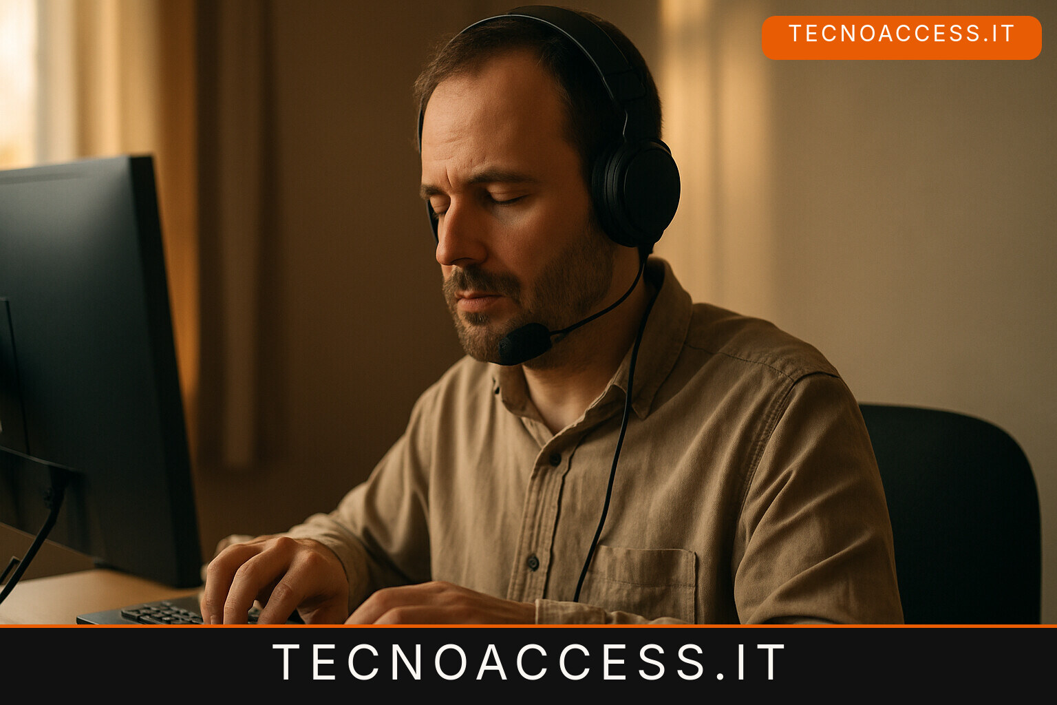 Illustrazione editoriale a tema: Audio Switcher cambia cuffie e microfono dentro NVDA