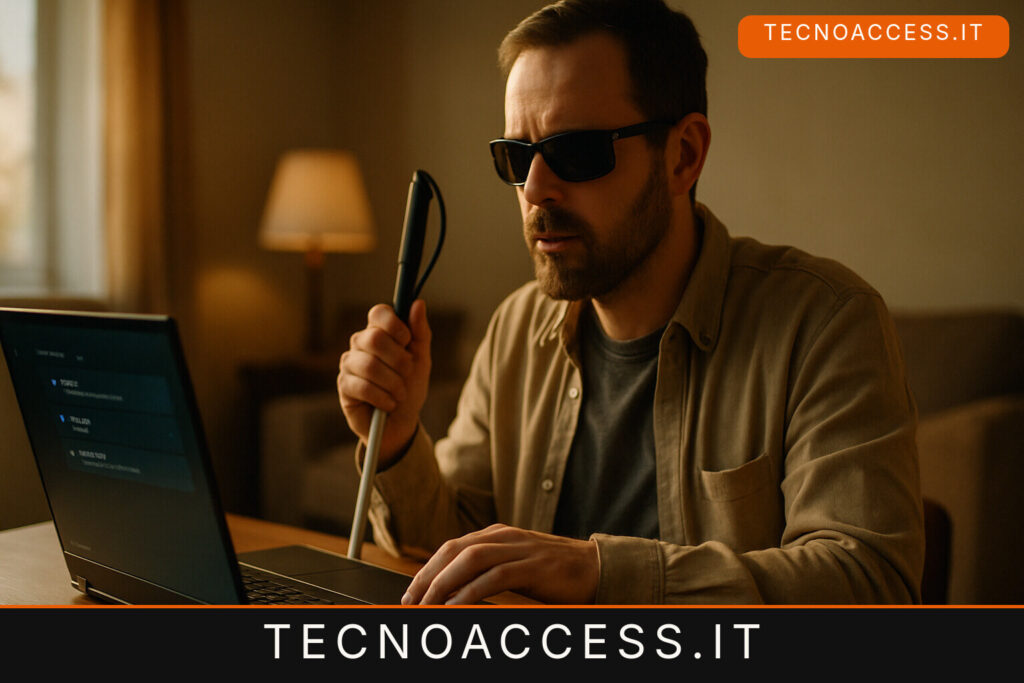 Illustrazione editoriale a tema: L’add-on che rende leggibile il ricevitore Bluetooth di Windows capisce anche gli stati in italiano