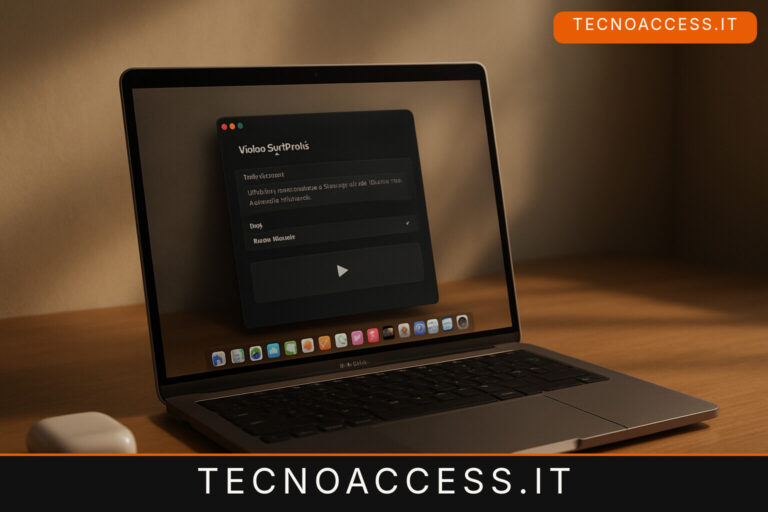 Illustrazione editoriale a tema: ToBe SAID porta su Mac le voci neurali offline, come motore di sintesi per tutto il sistema
