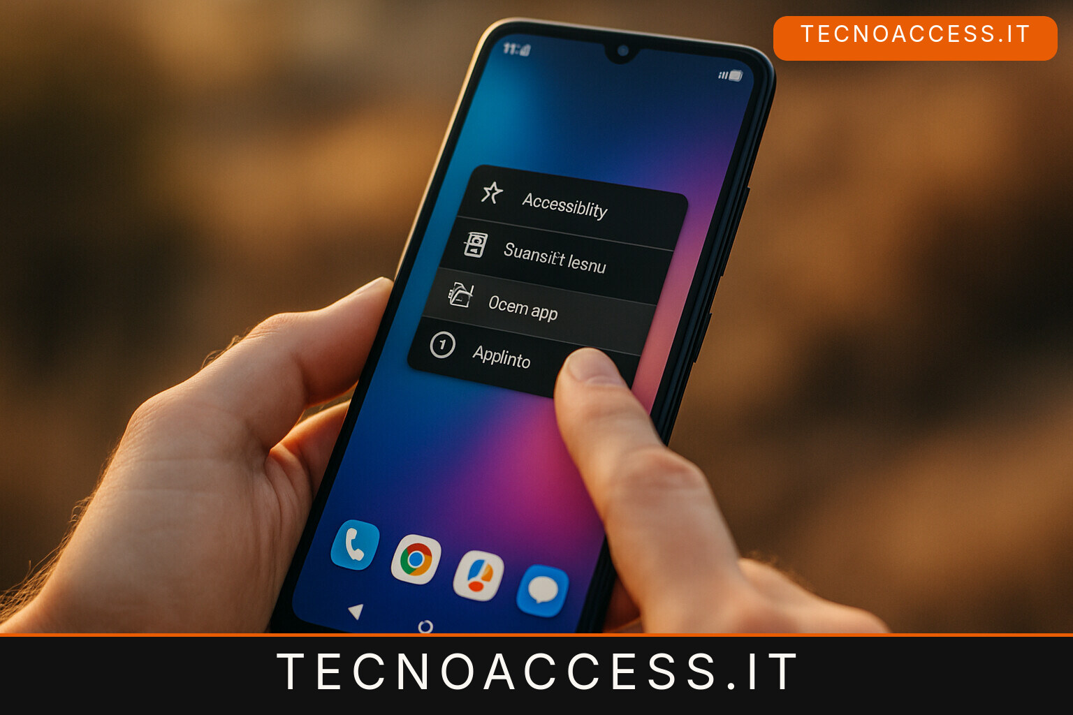 Illustrazione editoriale a tema: Shortcut Menu fa parlare le scorciatoie di Android